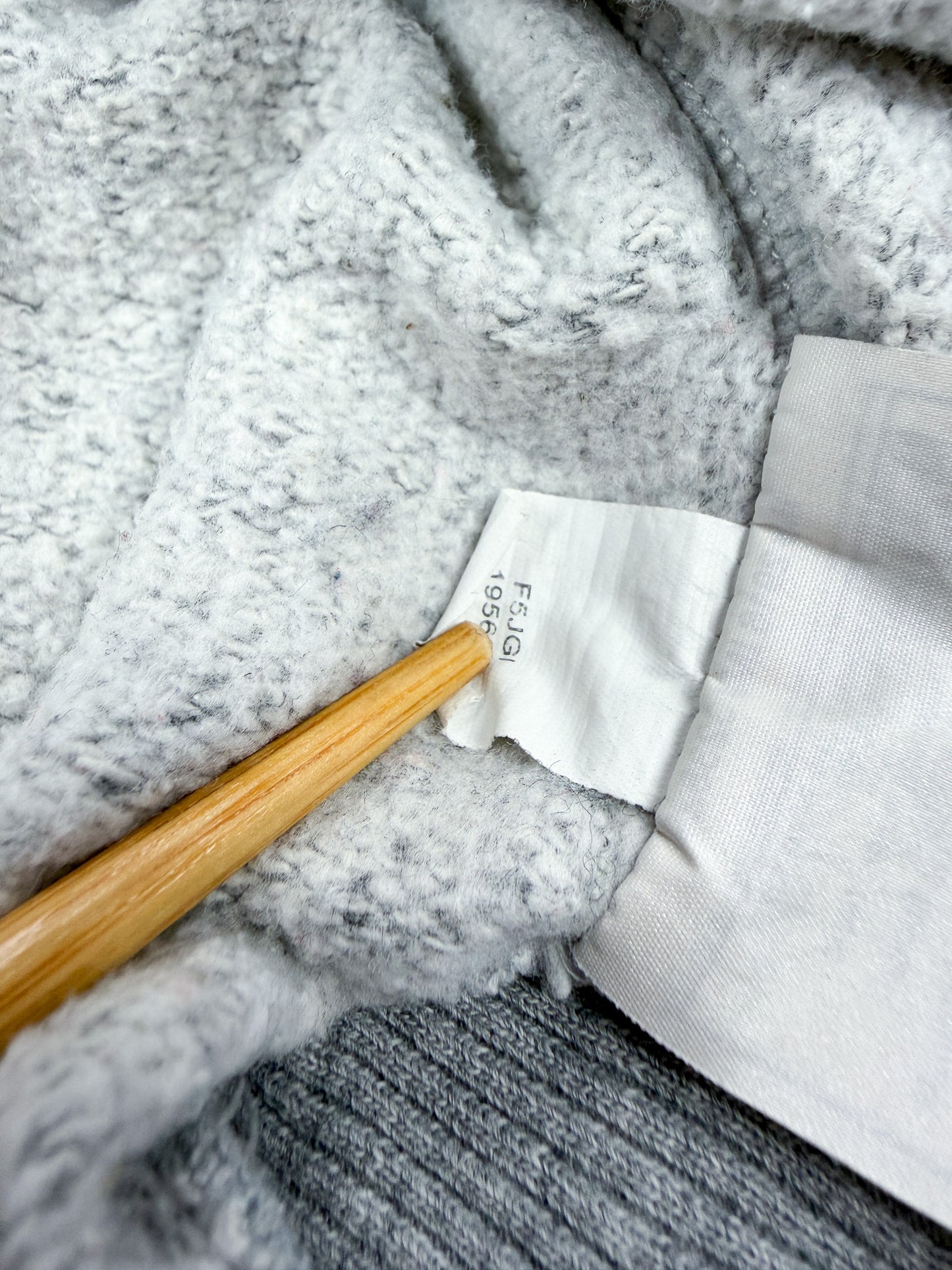 Nike Early 2000's Athletics Striped Fleece Sweatshirt - Size: Large