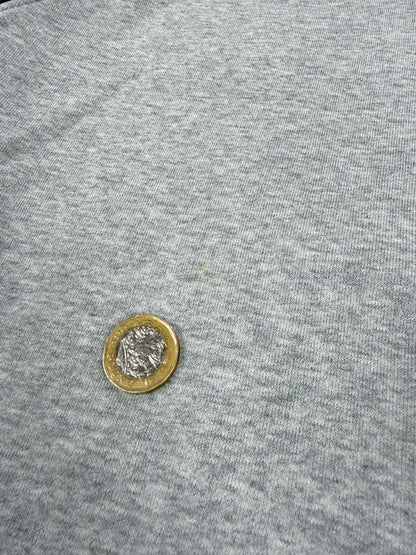 Nike Early 2000's Athletics Striped Fleece Sweatshirt - Size: Large