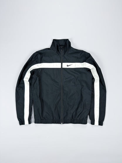 Nike Stripe Track Top / Jacket - Black / White - Size: Medium