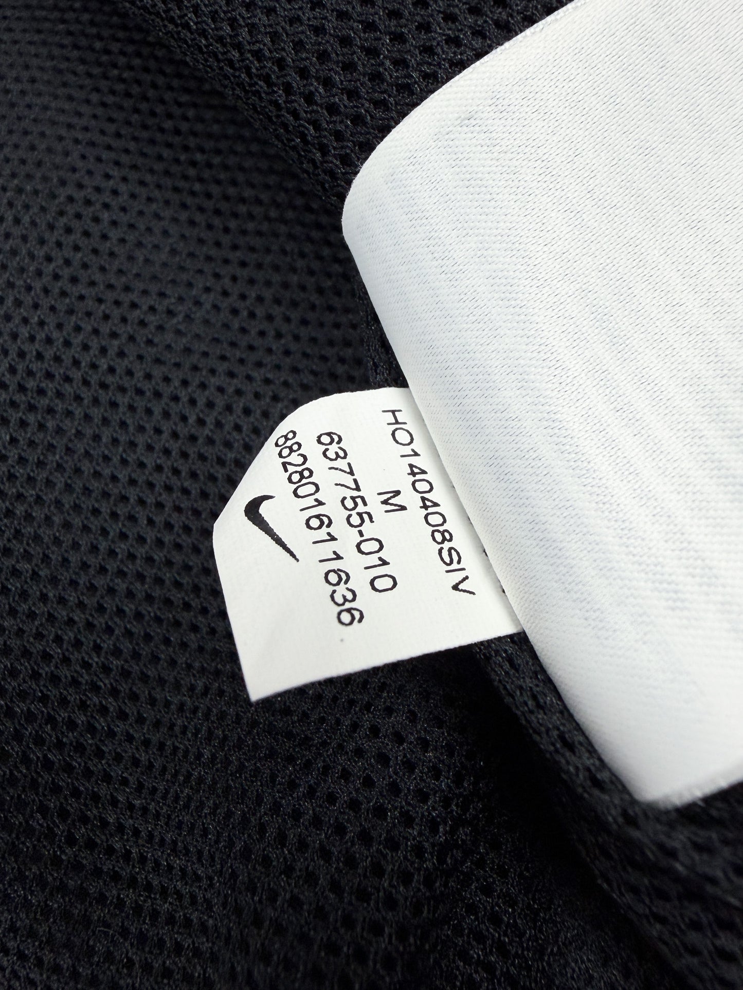 Nike Stripe Track Top / Jacket - Black / White - Size: Medium