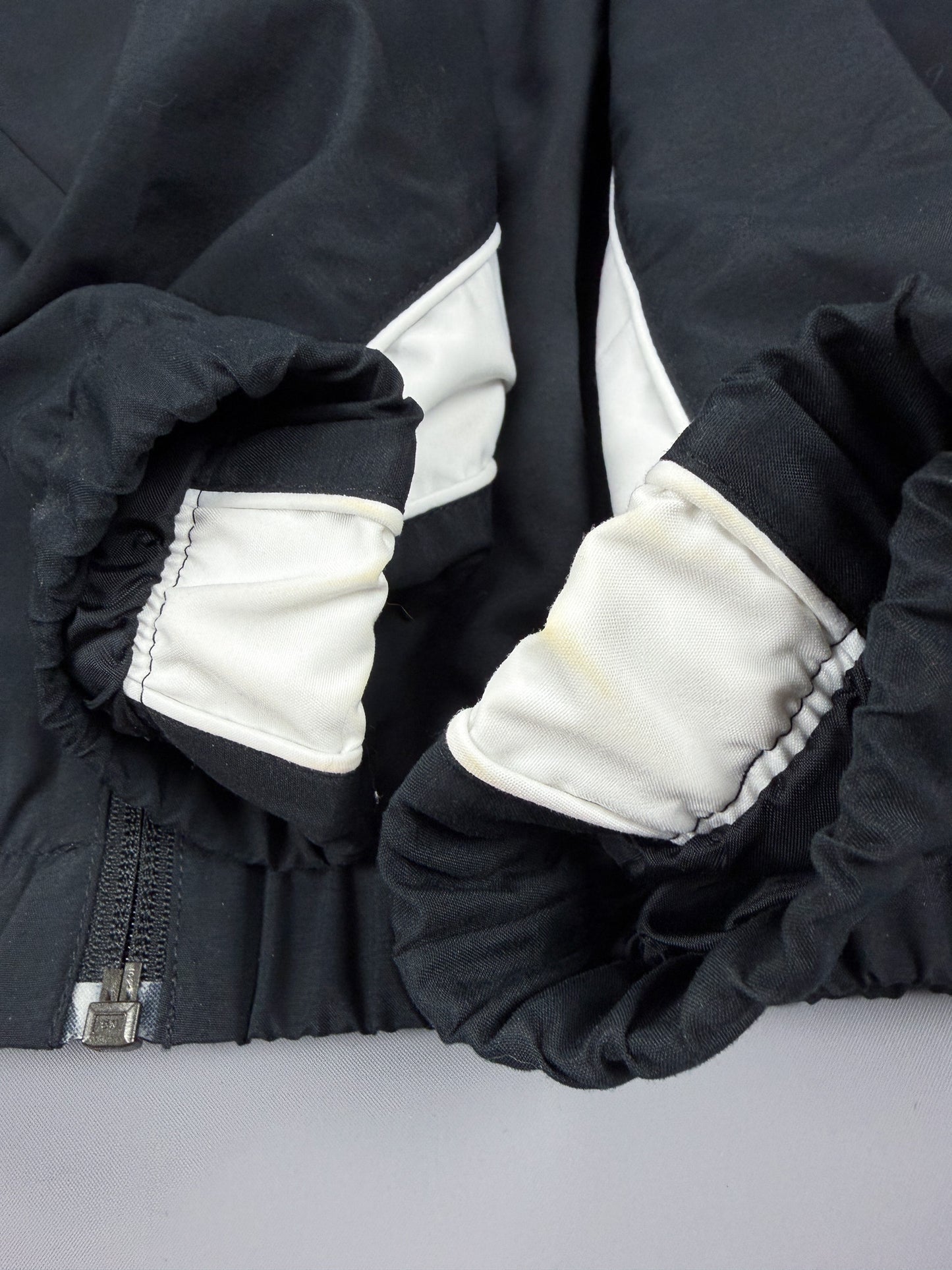 Nike Stripe Track Top / Jacket - Black / White - Size: Medium