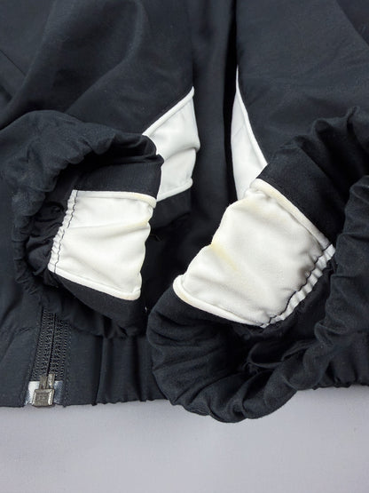 Nike Stripe Track Top / Jacket - Black / White - Size: Medium