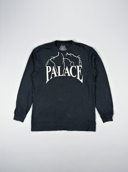 Palace Skateboards 'Funder' Black Long Sleeve T-shirt - Size: Medium