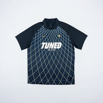 Nike Air Max Plus Tuned Tn 'Quad' Jersey Polo Shirt T-shirt - Size: Medium