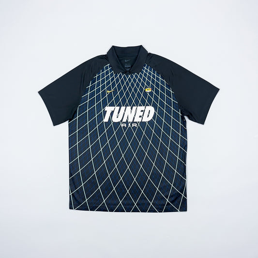 Nike Air Max Plus Tuned Tn 'Quad' Jersey Polo Shirt T-shirt - Size: Medium