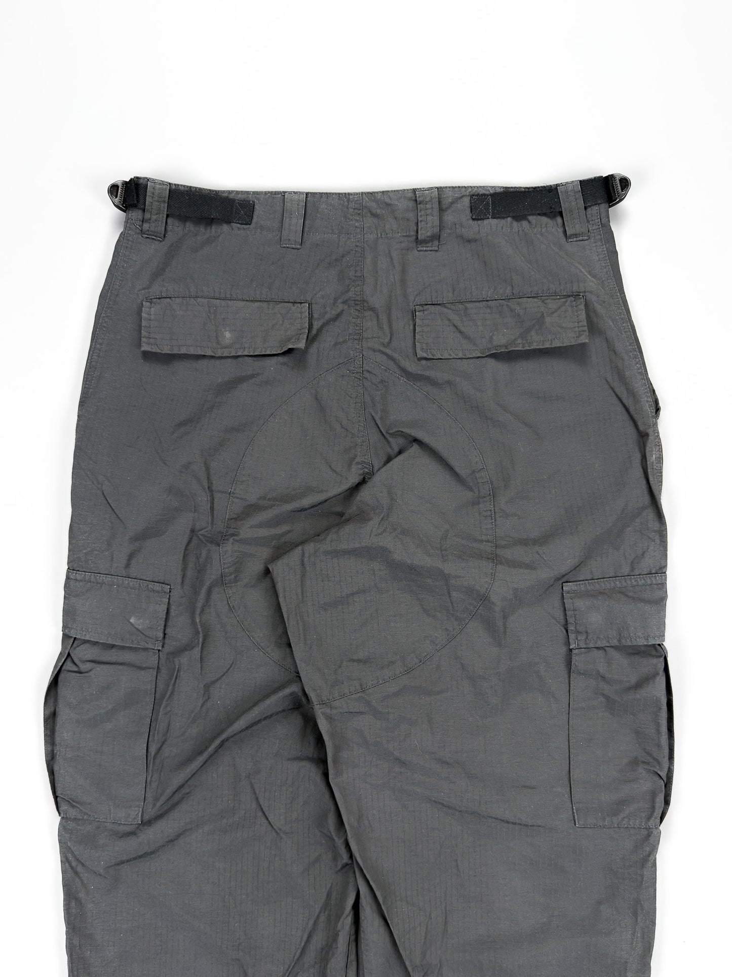 Nike 90's ACG Rip-stop Cargo Trousers - Grey / Silver - Size: Medium / 32"