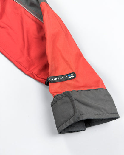 FW1998 Nike ACG Packable Reflective Windbreaker - Red / Dark Grey - Size: XXL