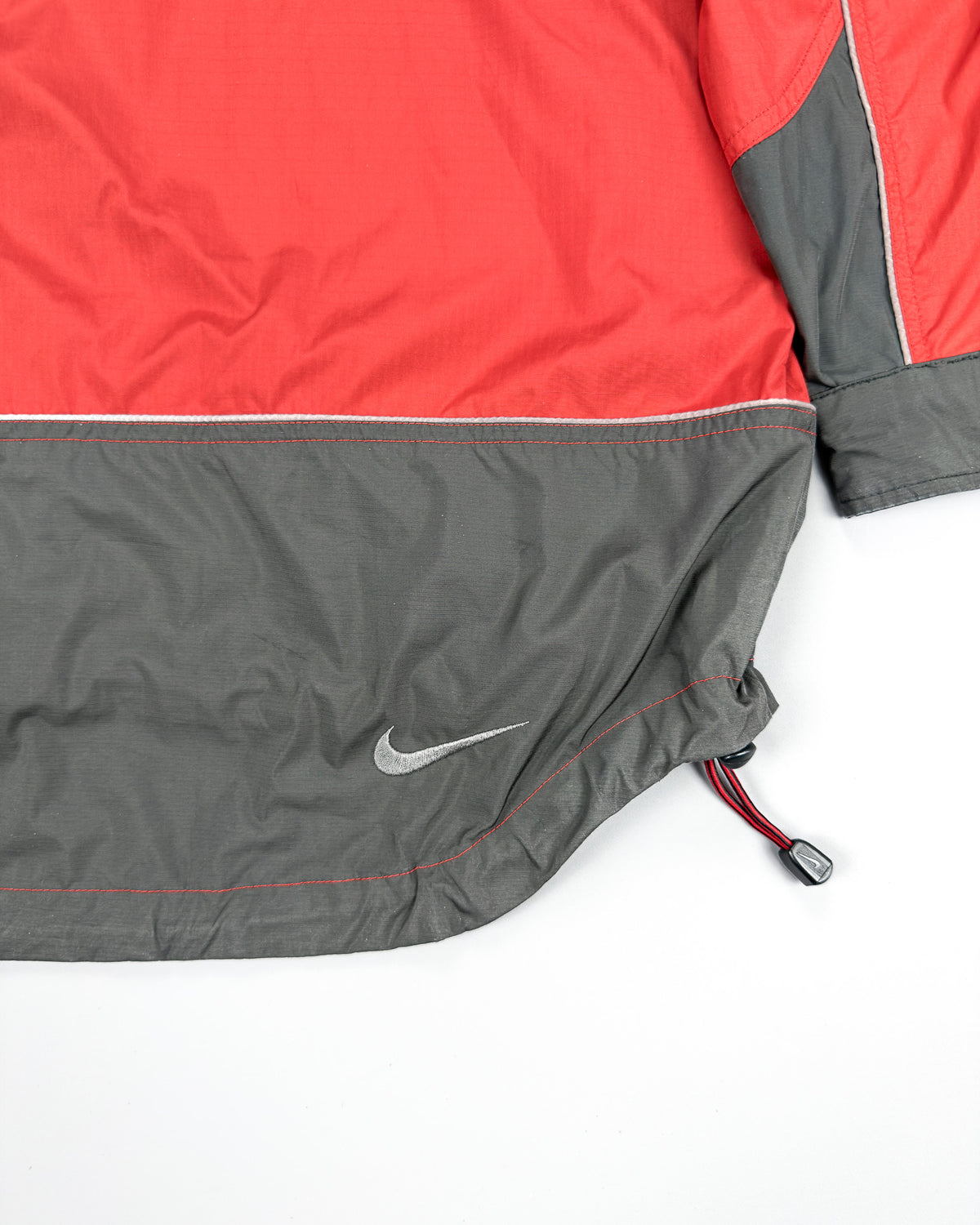 FW1998 Nike ACG Packable Reflective Windbreaker - Red / Dark Grey - Size: XXL