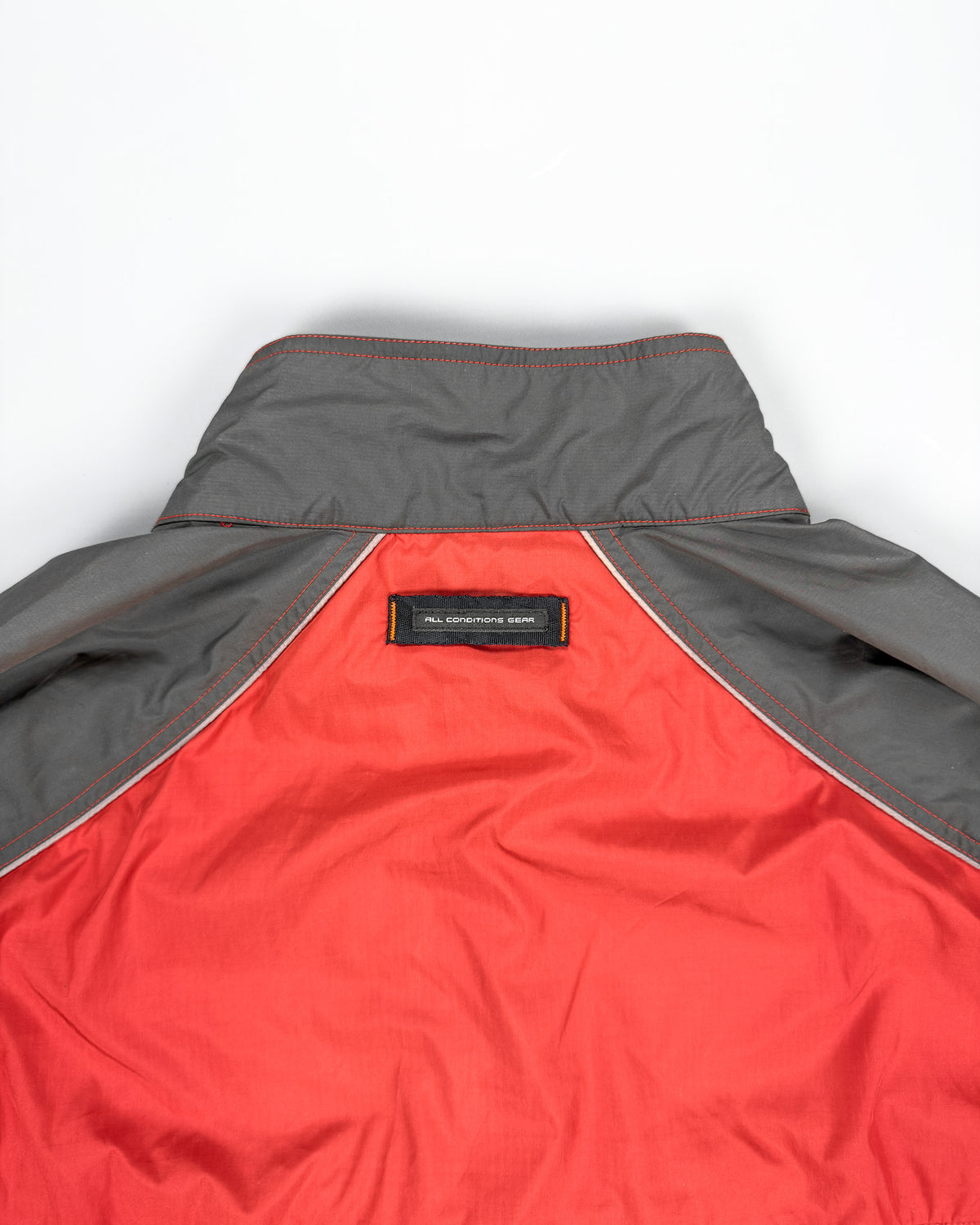 FW1998 Nike ACG Packable Reflective Windbreaker - Red / Dark Grey - Size: XXL