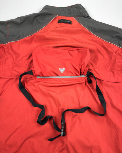 FW1998 Nike ACG Packable Reflective Windbreaker - Red / Dark Grey - Size: XXL