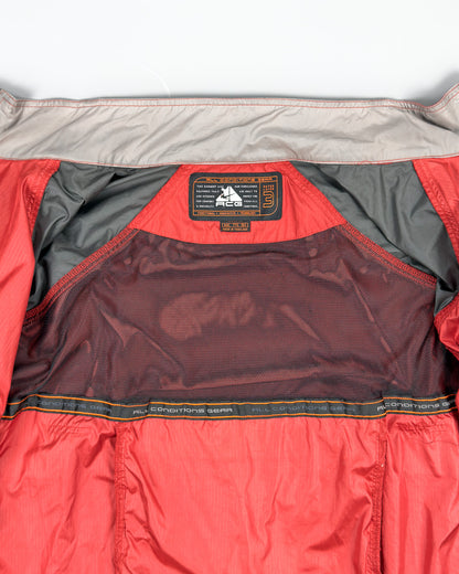 FW1998 Nike ACG Packable Reflective Windbreaker - Red / Dark Grey - Size: XXL
