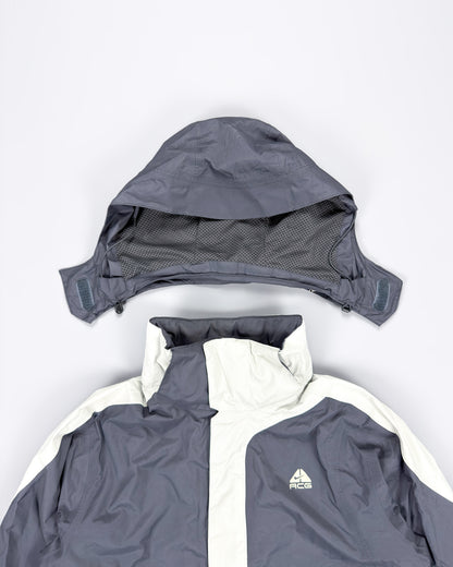SS2006 Nike ACG Storm-fit Heavy Duty Jacket - Grey / Light Grey - Size: XL