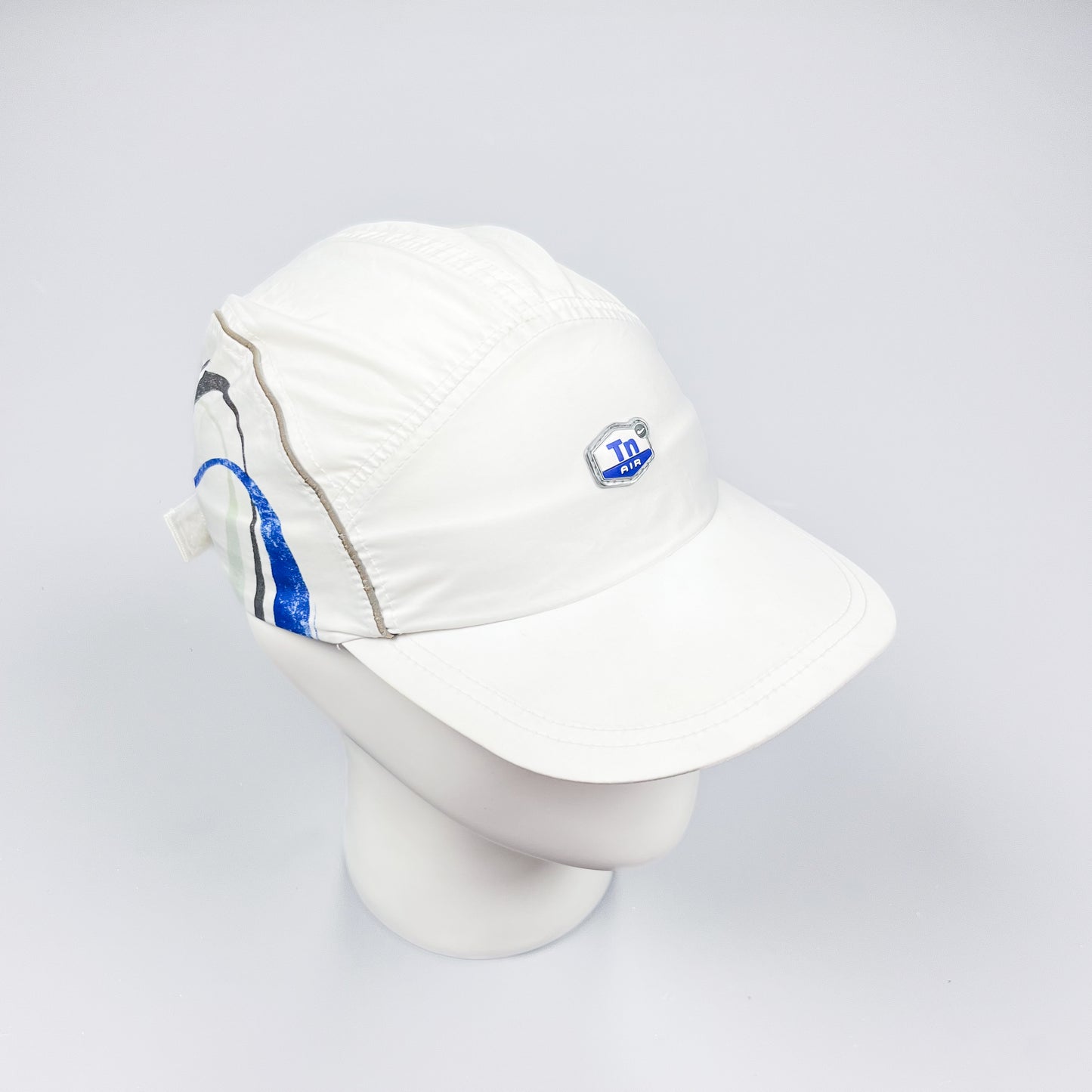 Nike Air Max Plus Tuned Tn White / Blue Reflective Special Edition Swirl Cap - 2005 Release