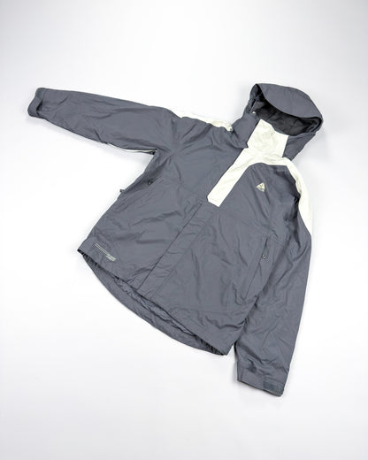 SS2006 Nike ACG Storm-fit Heavy Duty Jacket - Grey / Light Grey - Size: XL