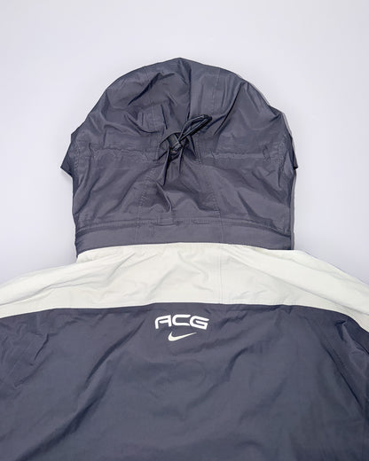 SS2006 Nike ACG Storm-fit Heavy Duty Jacket - Grey / Light Grey - Size: XL