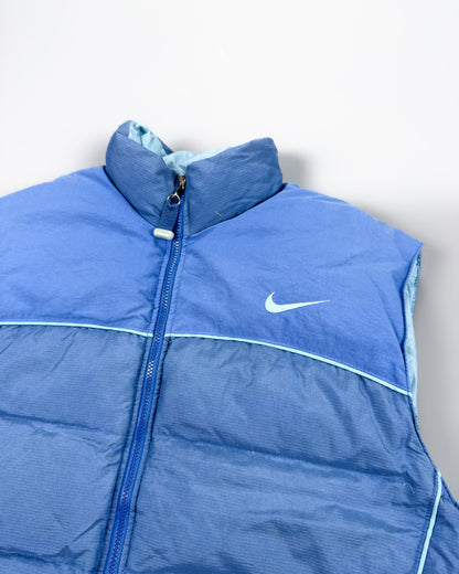 FW1997 Nike ACG Rip-stop Piping Puffer Gilet Vest - Size: Large