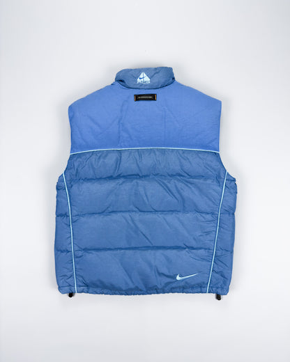 FW1997 Nike ACG Rip-stop Piping Puffer Gilet Vest - Size: Large