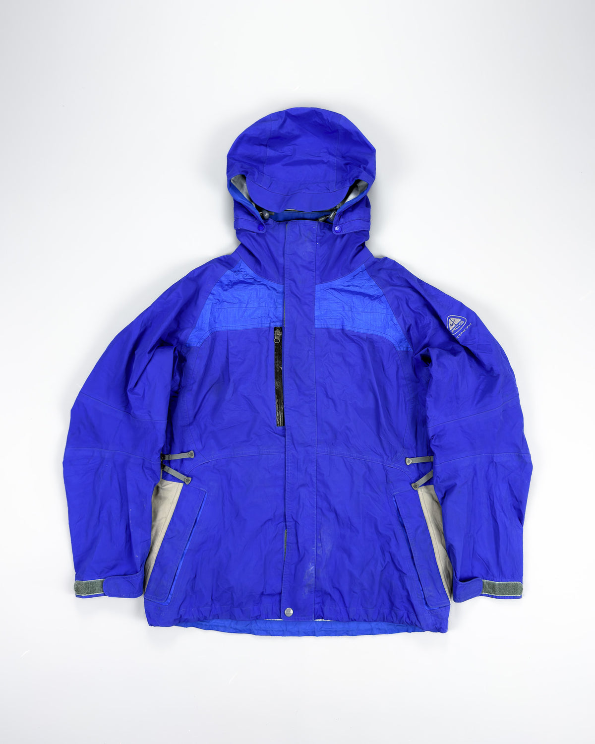 FW2002 Nike ACG Storm-fit Taped Seams Jacket - Blue / Grey - Size: Medium