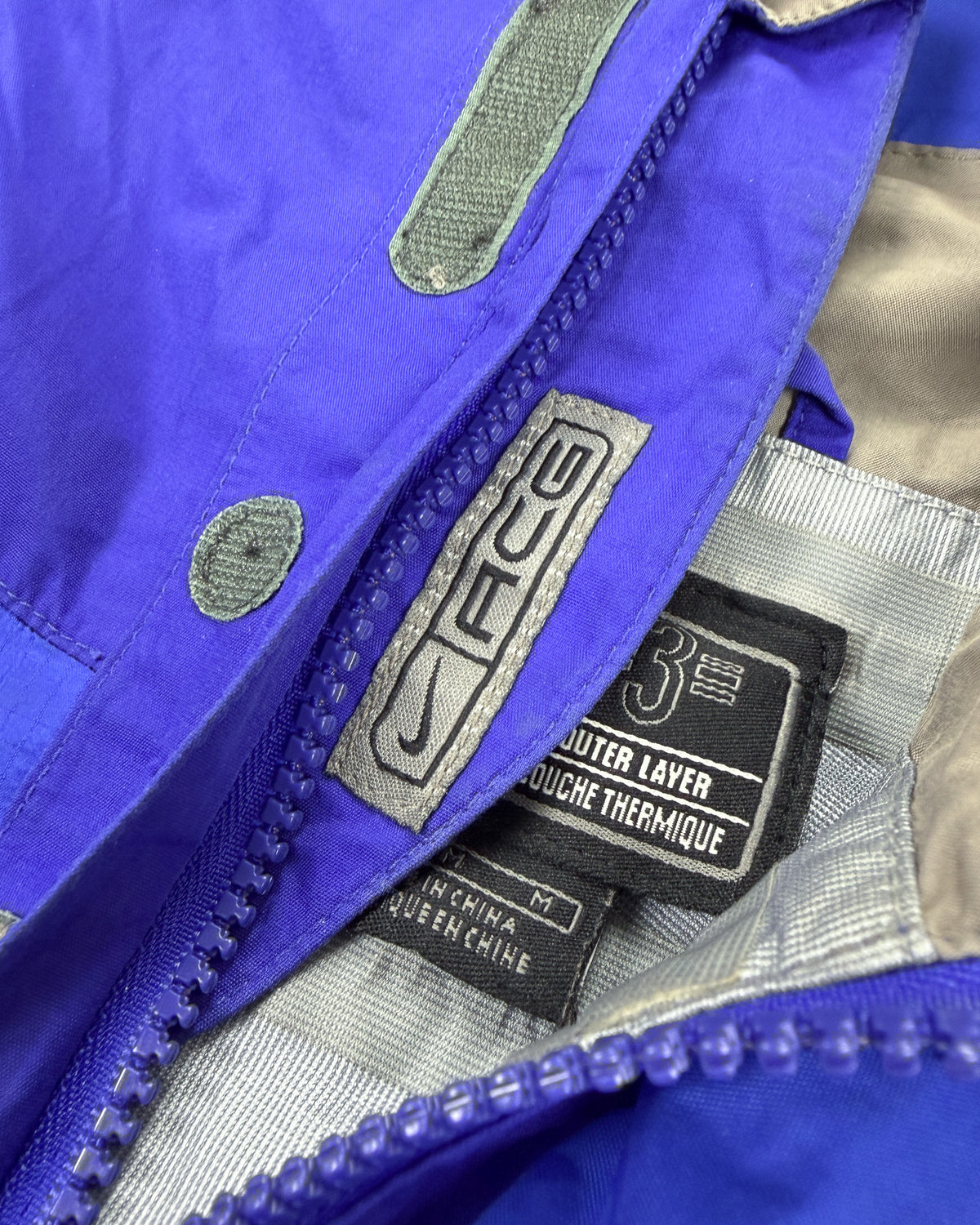 FW2002 Nike ACG Storm-fit Taped Seams Jacket - Blue / Grey - Size: Medium