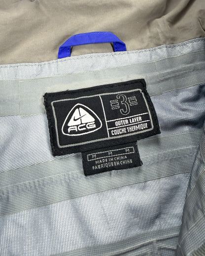 FW2002 Nike ACG Storm-fit Taped Seams Jacket - Blue / Grey - Size: Medium