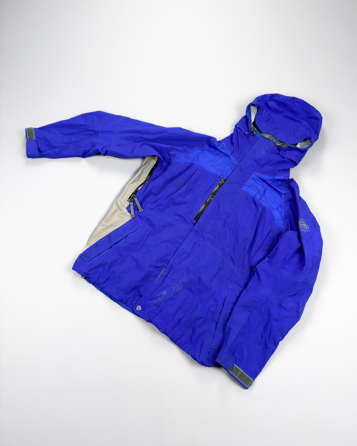 FW2002 Nike ACG Storm-fit Taped Seams Jacket - Blue / Grey - Size: Medium