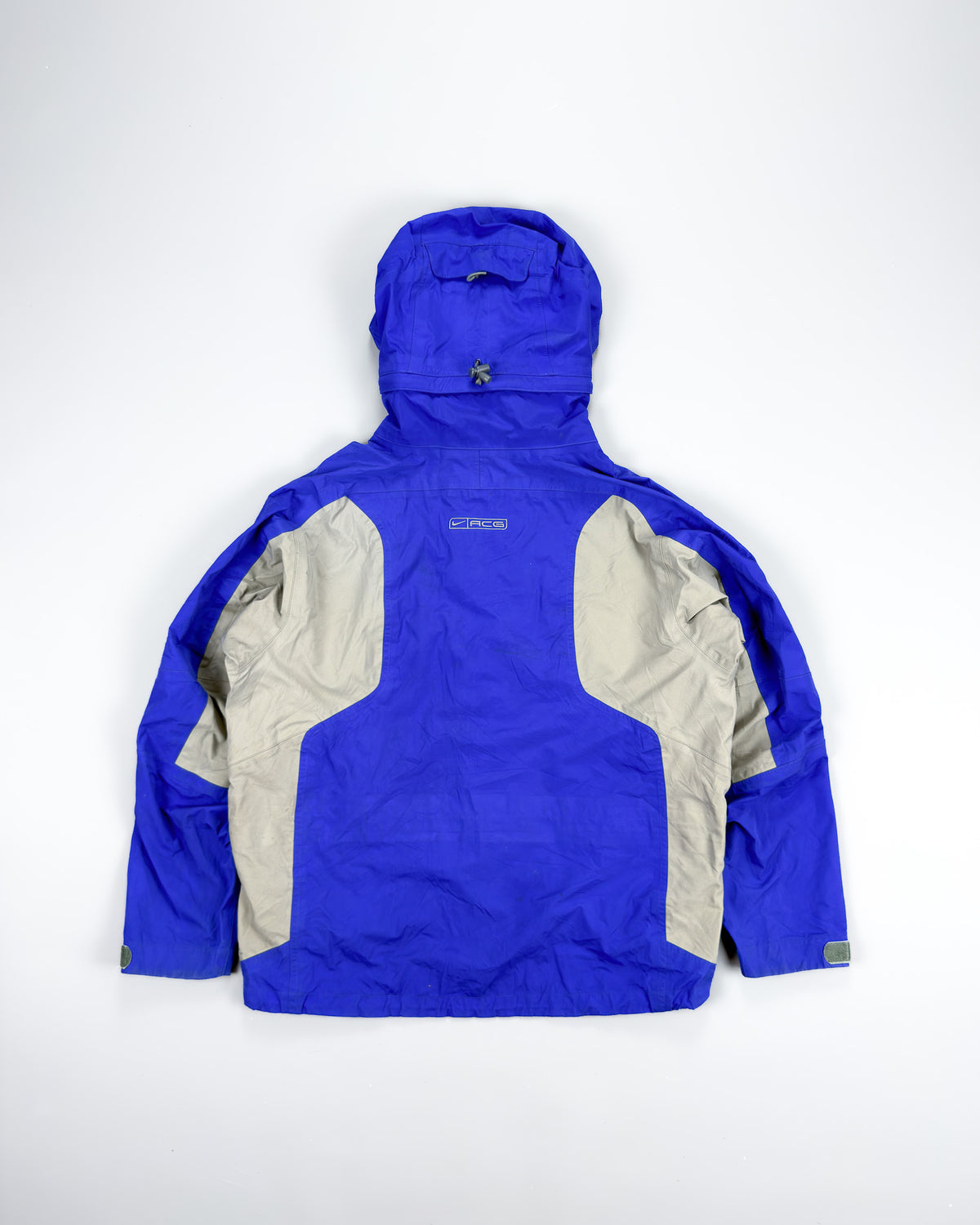 FW2002 Nike ACG Storm-fit Taped Seams Jacket - Blue / Grey - Size: Medium
