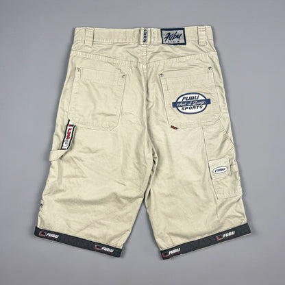 FUBU Denim Utility Jorts 3/4 Length Shorts - Size: 32"