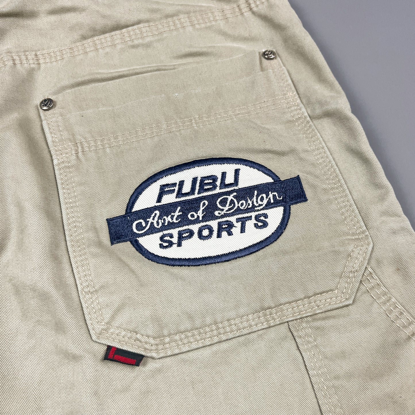 FUBU Denim Utility Jorts 3/4 Length Shorts - Size: 32"