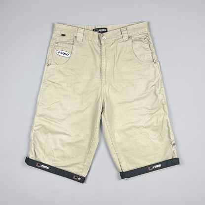 FUBU Denim Utility Jorts 3/4 Length Shorts - Size: 32"