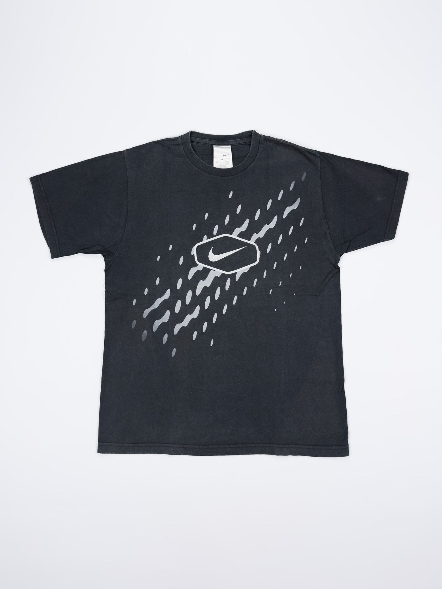 Nike Air Max Plus Tuned Tn / Tn7 Early 2000's Tn7 Graphic Printed T-shirt - Black - Size: Medium