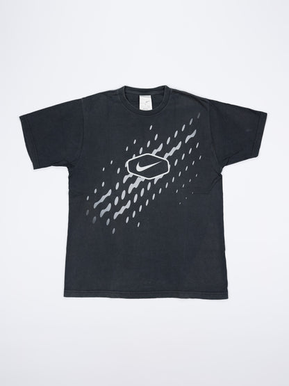 Nike Air Max Plus Tuned Tn / Tn7 Early 2000's Tn7 Graphic Printed T-shirt - Black - Size: Medium