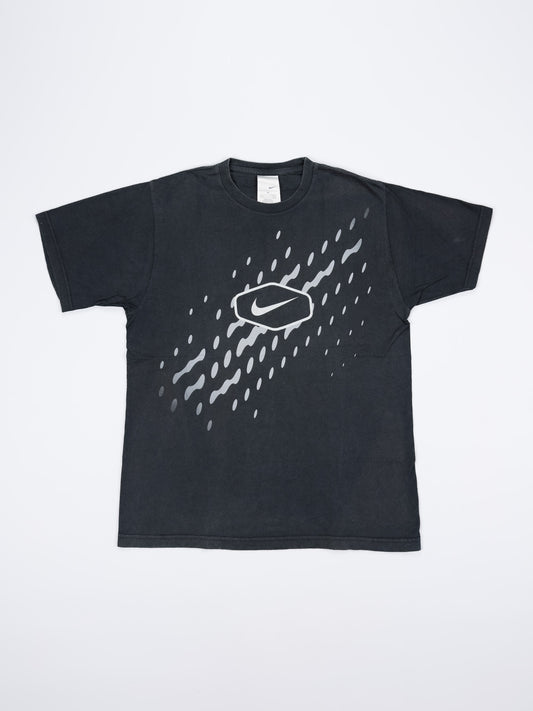 Nike Air Max Plus Tuned Tn / Tn7 Early 2000's Tn7 Graphic Printed T-shirt - Black - Size: Medium
