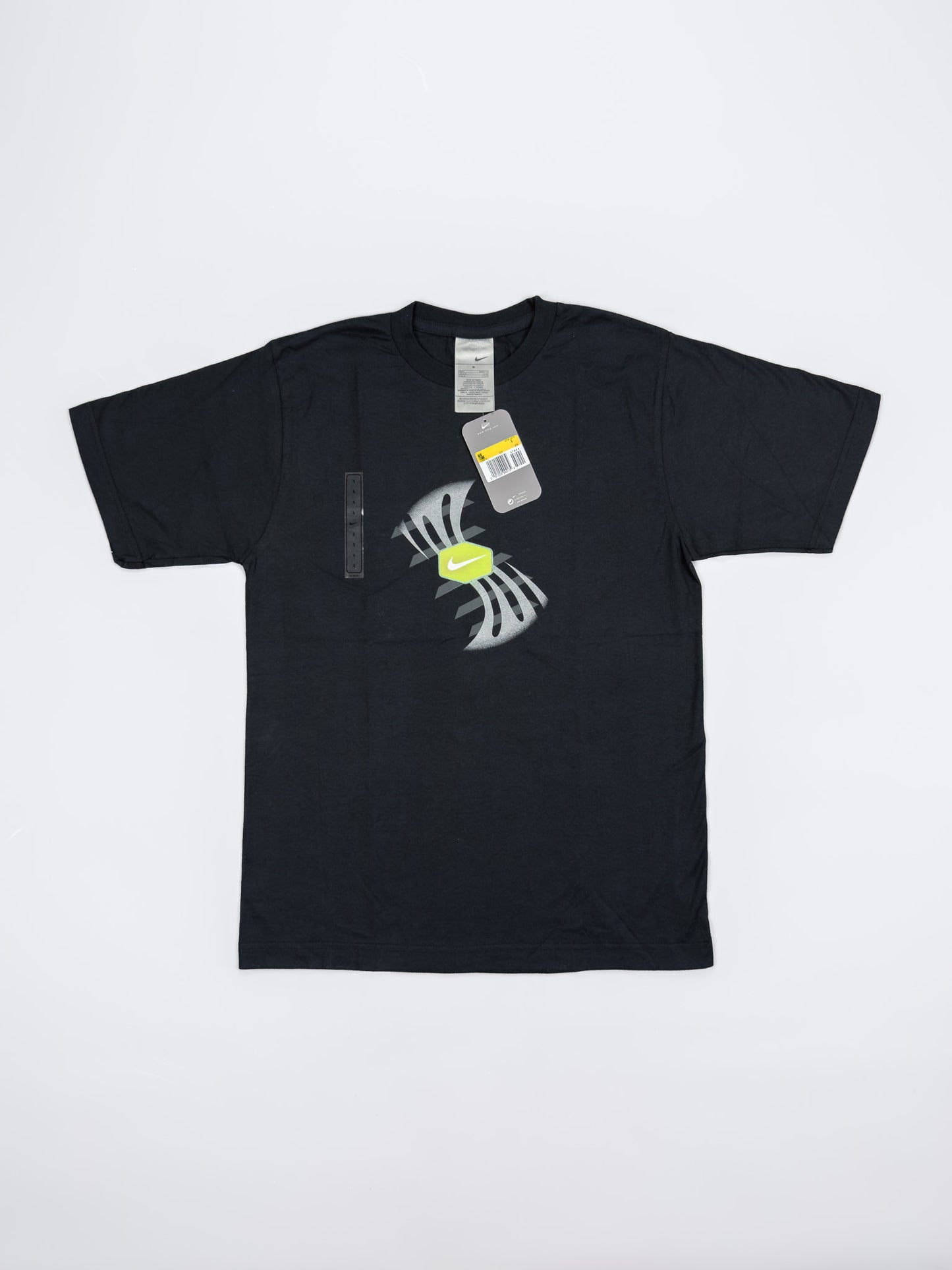 Nike Air Max Plus Tuned Tn Early 2000's Graphic Printed Hex T-shirt - Black - Size: Small