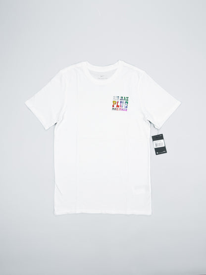 Nike Air Max Plus Tuned Tn Paris Graphic Printed T-shirt - White - Size: Medium