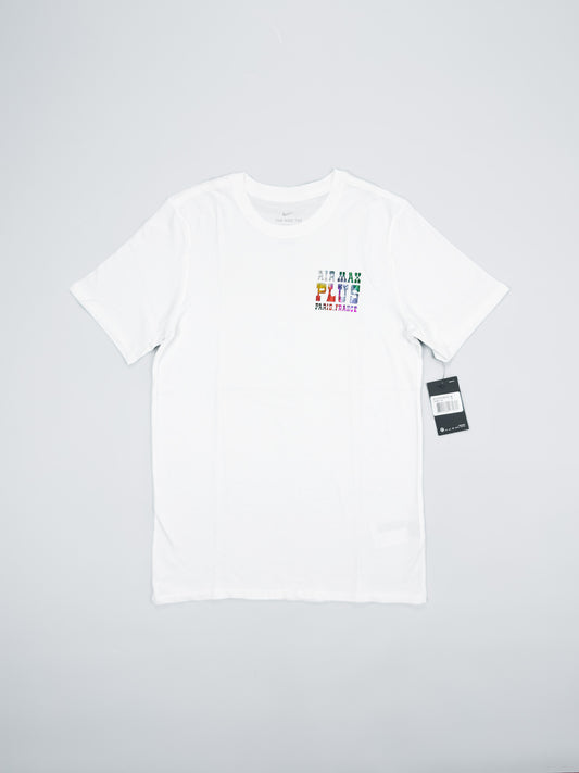 Nike Air Max Plus Tuned Tn Paris Graphic Printed T-shirt - White - Size: Medium