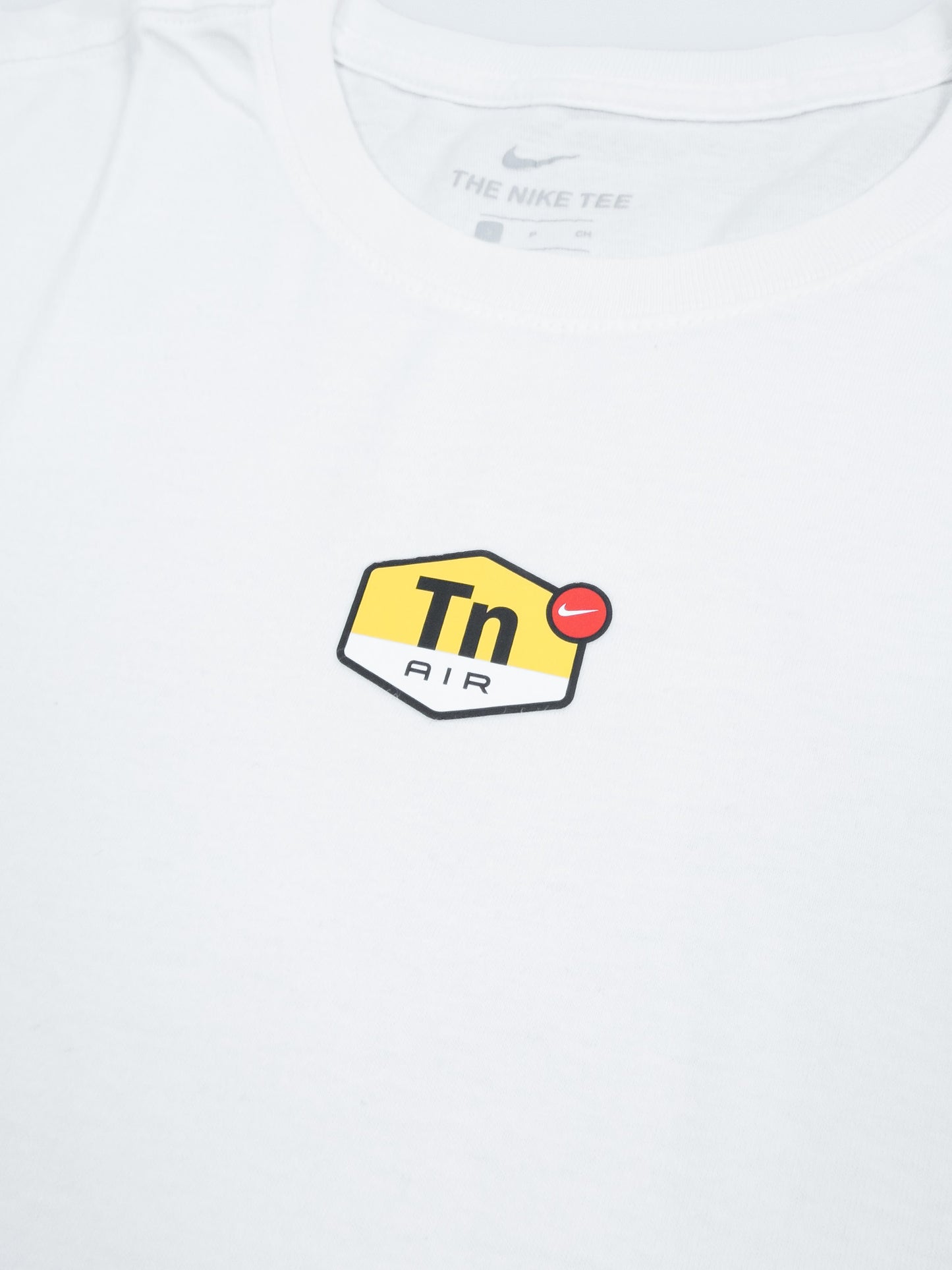 Nike Air Max Plus Tuned Tn Printed Logo T-shirt - White - Size: Small