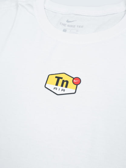 Nike Air Max Plus Tuned Tn Printed Logo T-shirt - White - Size: Small