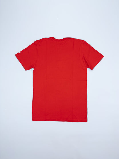 Nike Air Max Plus Tuned Tn Early 2000's Graphic Printed T-shirt - Red - Size: Small