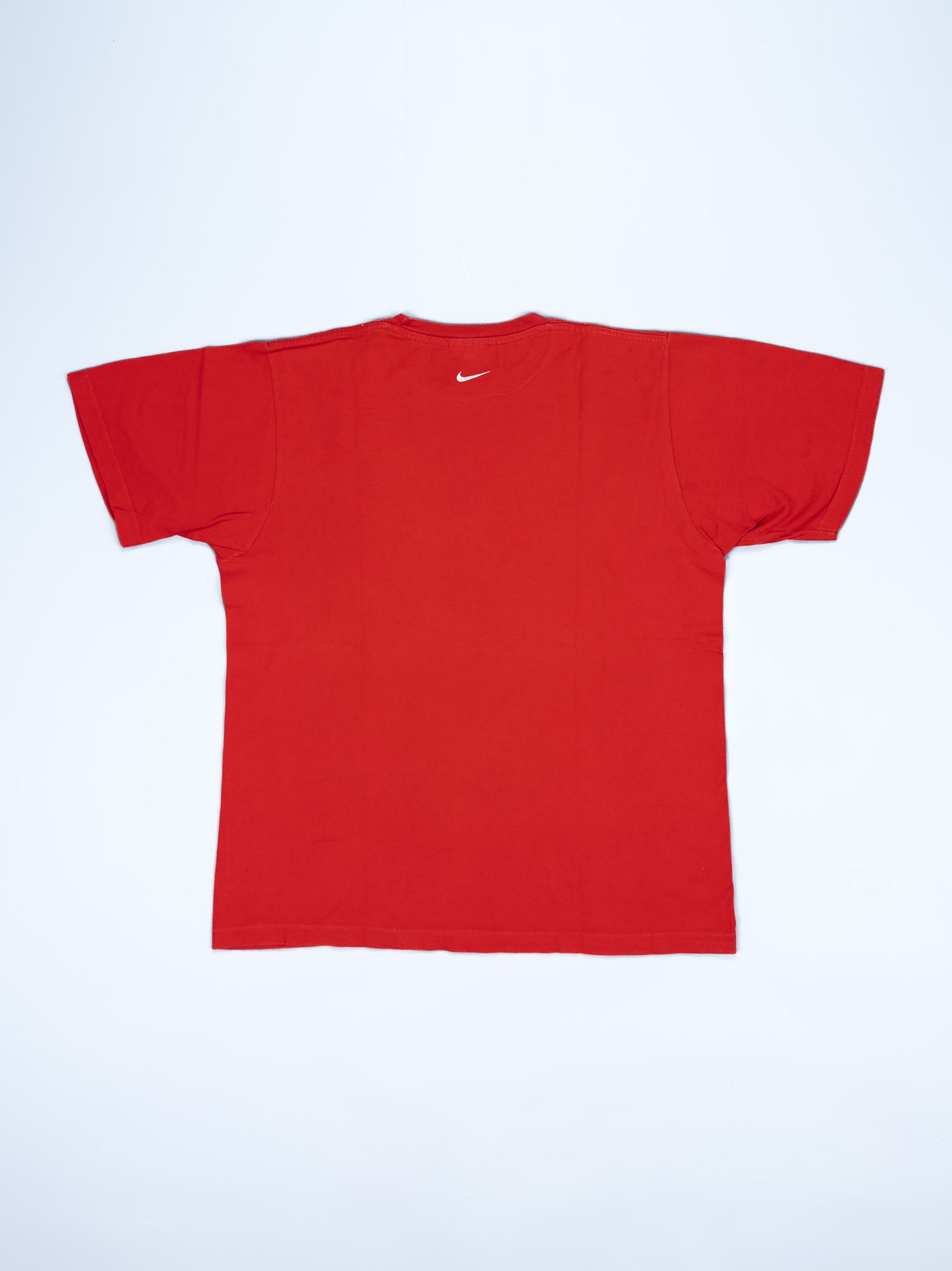 Nike Air Max Plus Tuned Tn Early 2000's Graphic Printed Hex T-shirt - Red & Gold - Size: Medium / Large