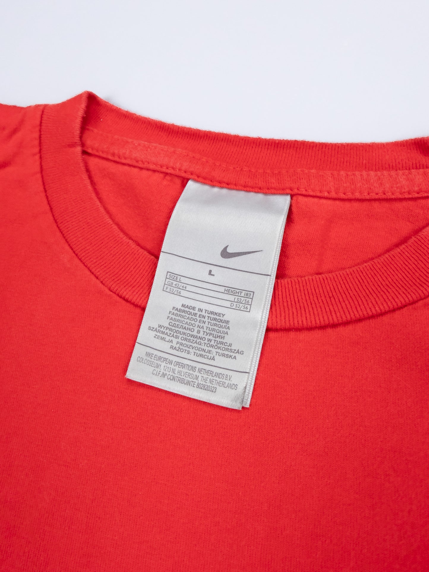 Nike Air Max Plus Tuned Tn Early 2000's Graphic Printed Hex T-shirt - Red - Size: Large