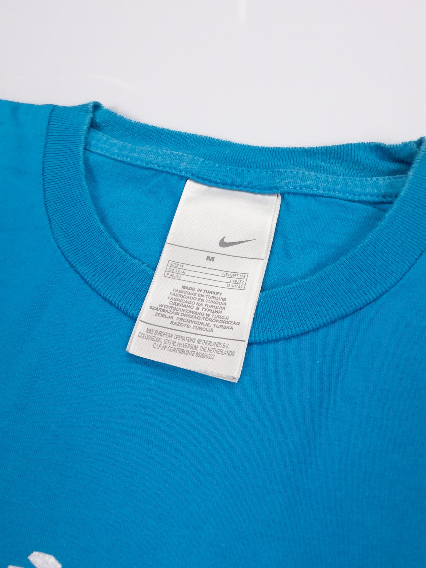 Nike Air Max Plus Tuned Tn Early 2000's Graphic Printed Hex T-shirt - Blue - Size: Medium