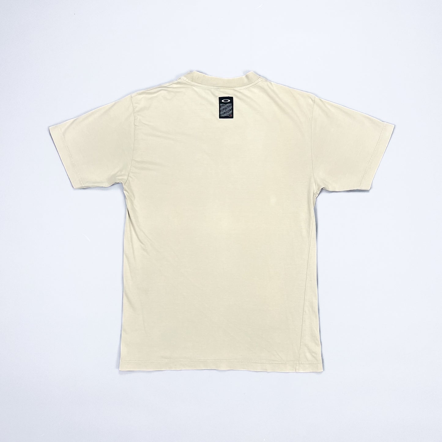 Oakley Software Early 2000's 3D Ellipse Beige T-shirt - Size: Medium