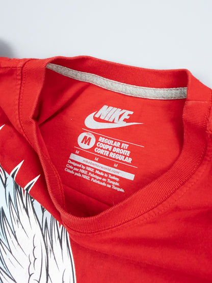 Nike Air Max Plus Tuned Tn Early 2000's Graphic Printed T-shirt - Red - Size: Medium