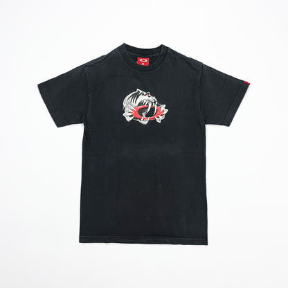 Oakley Early 2000's 3D Ellipse Saber Toothed Tiger T-shirt - Size: Small
