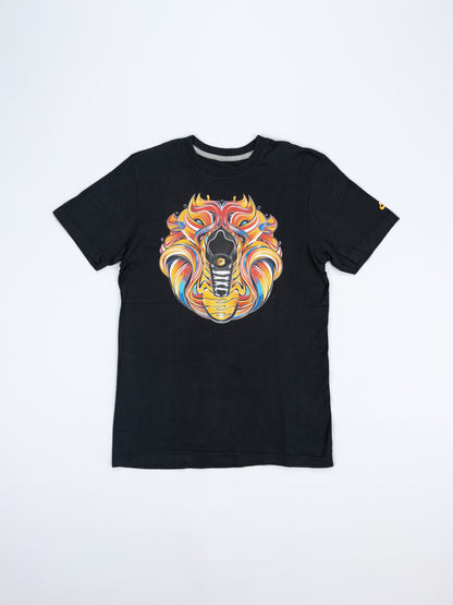 Nike Air Max Plus Tuned Tn Early 2000's Graffiti Graphic Printed T-shirt - Black - Size: Small