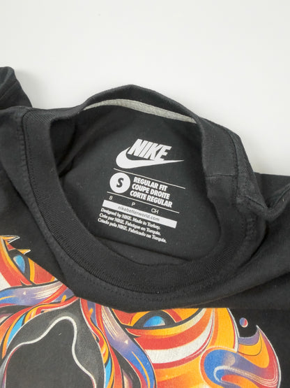 Nike Air Max Plus Tuned Tn Early 2000's Graffiti Graphic Printed T-shirt - Black - Size: Small