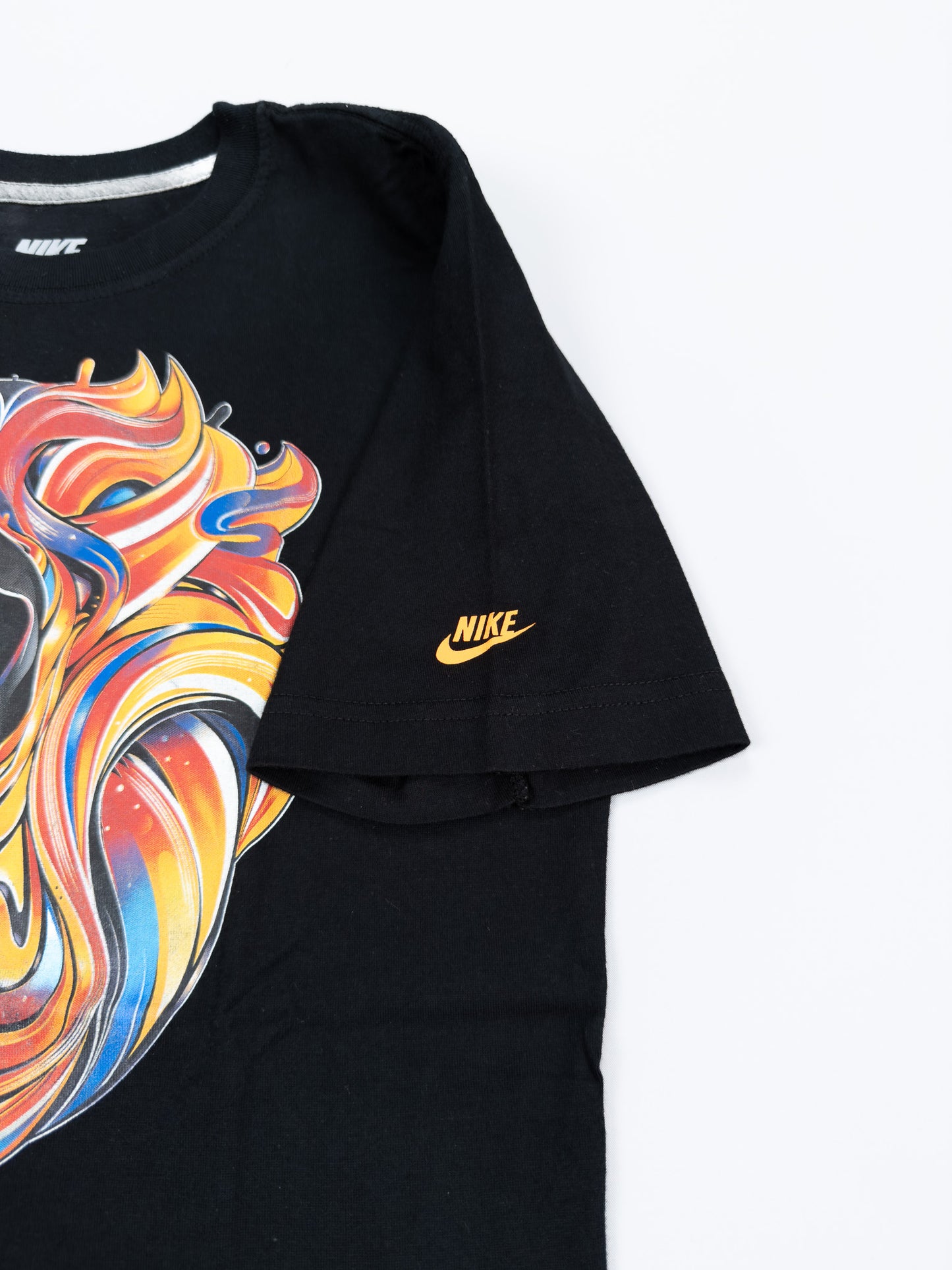 Nike Air Max Plus Tuned Tn Early 2000's Graffiti Graphic Printed T-shirt - Black - Size: XS
