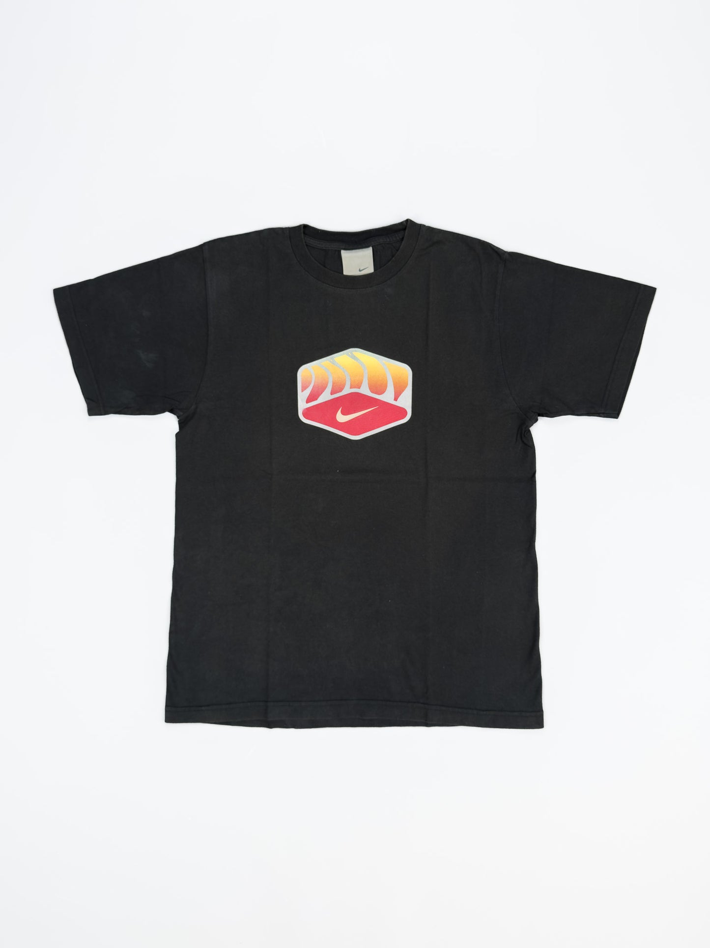 Nike Air Max Plus Tuned Tn Early 2000's Graphic Sunset Printed Hex Vein T-shirt - Black - Size: Small