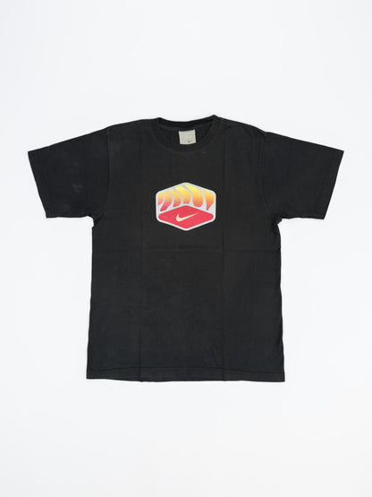 Nike Air Max Plus Tuned Tn Early 2000's Graphic Sunset Printed Hex Vein T-shirt - Black - Size: Small
