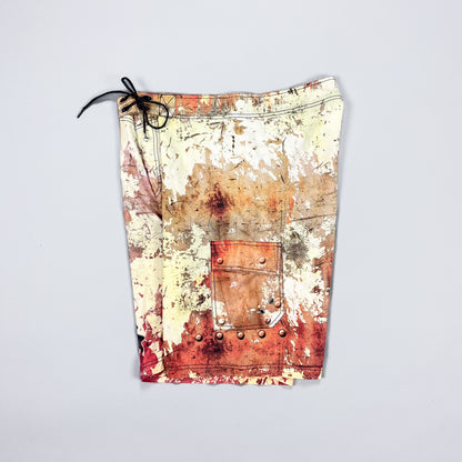 Oakley Software Early 2000's Rust Skull Shorts - Size: Large